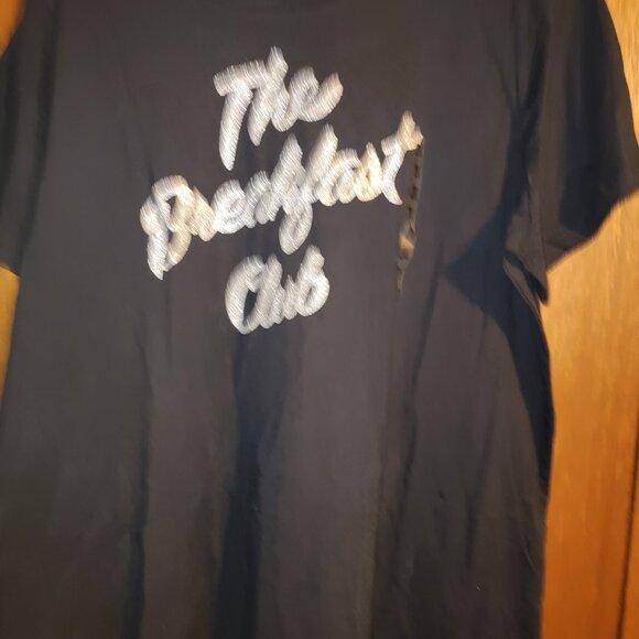 Breakfast Club Tee 2x Lot 2 NEW T Shirt 18 20 Black Silver Glitter White Warhol - Picture 9 of 13